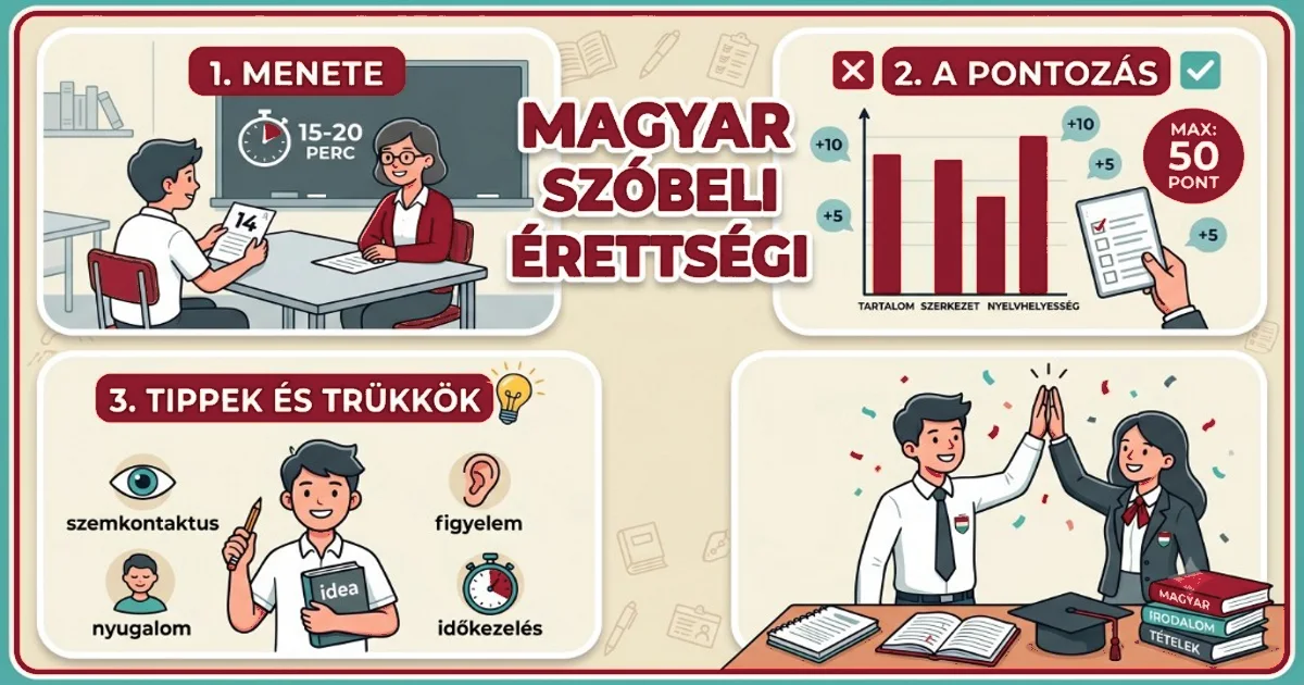 Magyar szóbeli érettségi – menete, pontozás, tippek